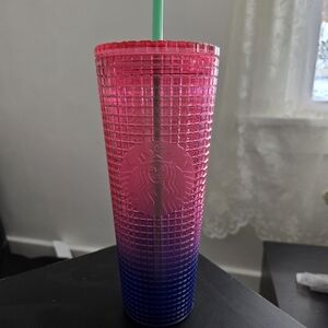 Starbucks Pink and Blue Ombre Tumbler